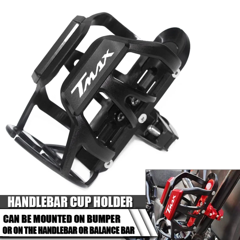 

New For Yamaha TMAX530 TMAX560 TMAX 530 SX DX 560 TECH MAX CNC Motorcycle Durable Beverage Water Bottle Drink Cup Holder Mount