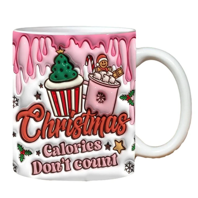 North Pole Hot Chocolate 3D Dripping Mug with Cool Whip Lid | Christmas  Movie Mug | Hot Chocolate Mug