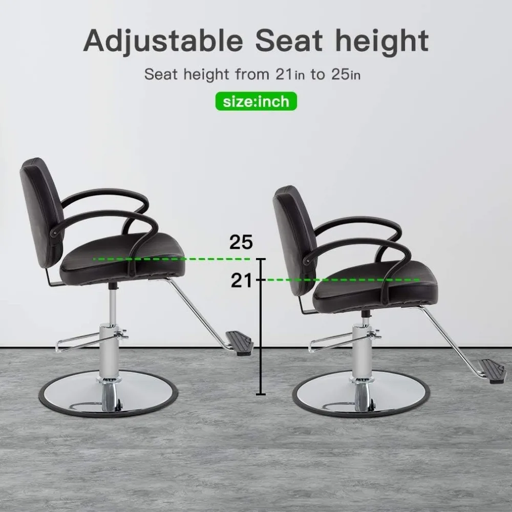 Description Picture 6 of itemStyling Heavy Duty Hydraulic Pump Beauty Shampoo Barbering Chair for Hair Stylist Women Man Salon Equipment,23D x 23W x 35.5H in