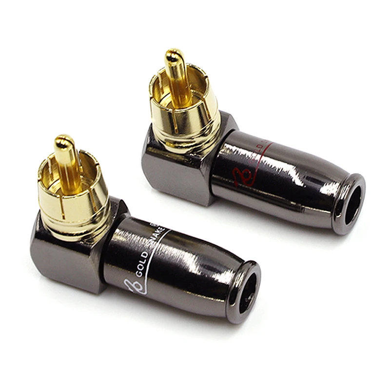 Adattatore Audio Stereo RCA Angolare 90° CABLEPELADO – Maschio-Femmina, Colore Giallo, Conforme RoHS - 3