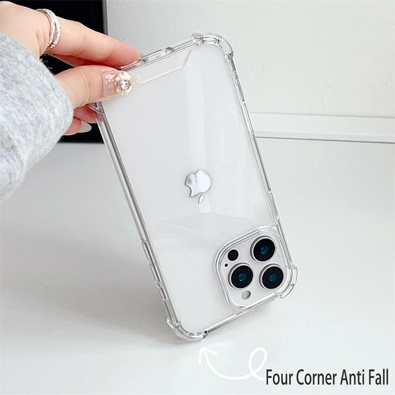 Ingrosso IPhone Custodia Antiurto Trasparente Premium Per IPhone 16, 15, 14, 13, 12, 11, X, 8, 7, 6 - Protezione Cristallo Cover Cristallo Antiurto IPhone 15