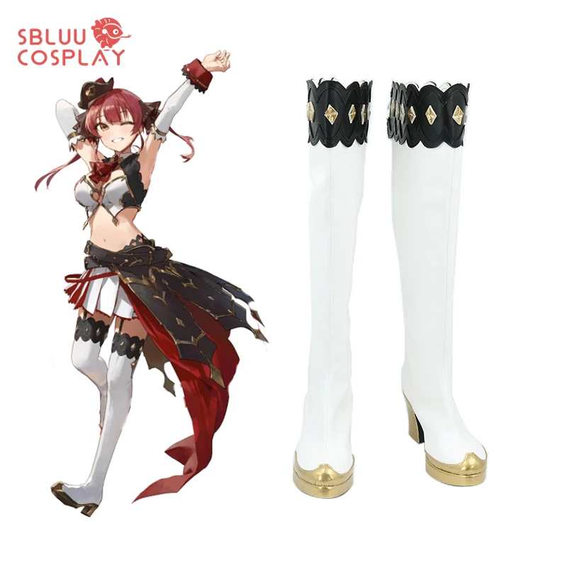

SBluuCosplay Vtuber Hololive Houshou Marine Cosplay Shoes Custom Made Boots