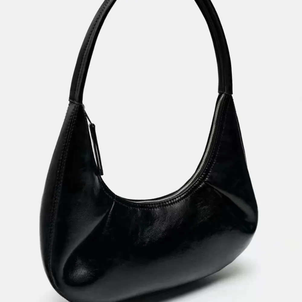 Luxury Silver Armpit Bags for Women Quilted Designer Handbags Ruched Shoulder Bag Soft Half Moon Cloud Bag 2024 Female Clutch