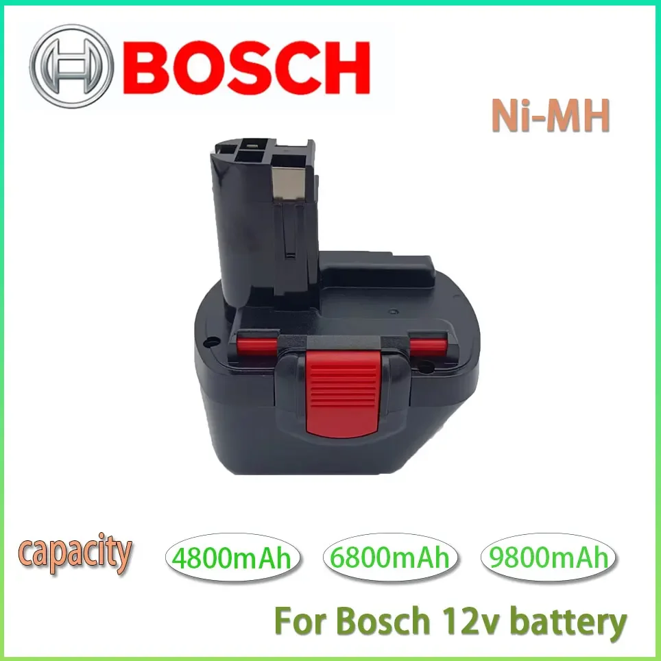 

Bosch 12V Ni-MH Rechargeable Power Tool Battery 4800MAH 6800MAH 9800MAH BAT043 D70745 PSR12 GSB12 GSR12 BAT038 BAT045 BAT040