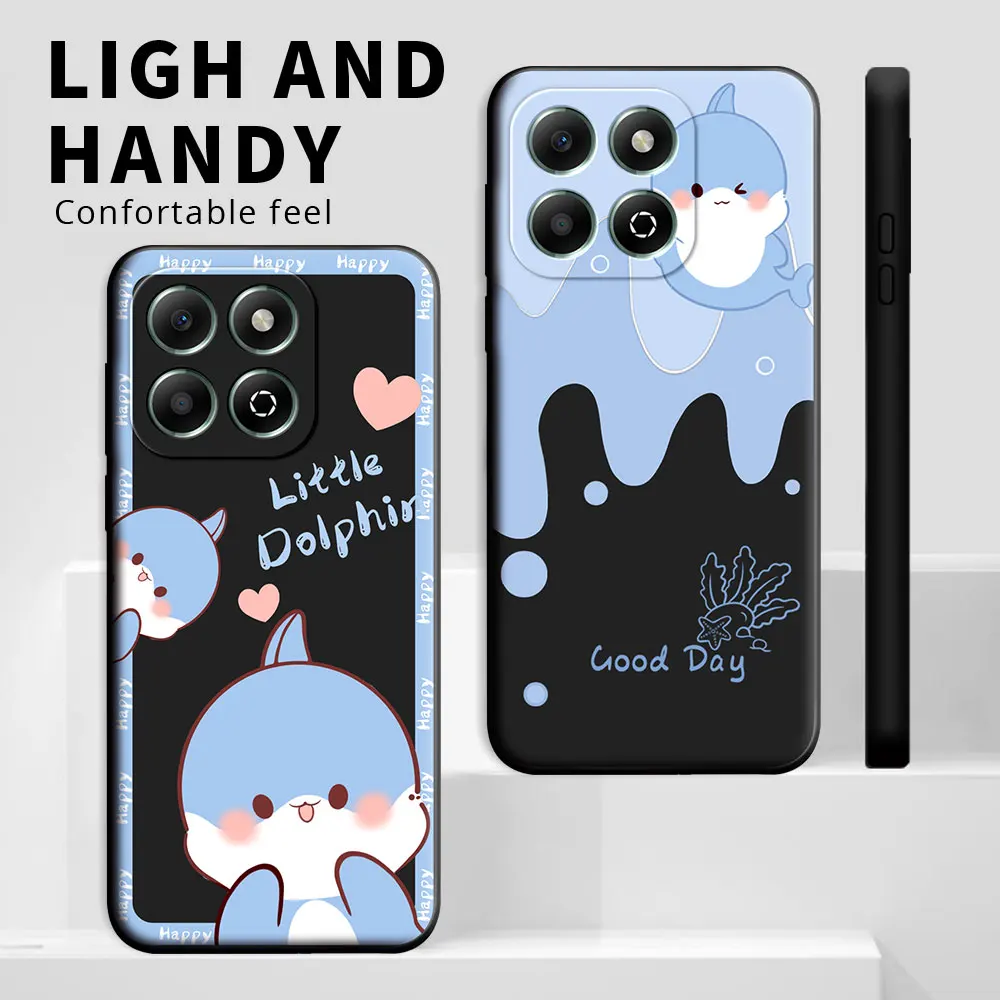 Shockproof Silicone Soft Phone Case - Cute Fashion Bumper Protector Back Cover