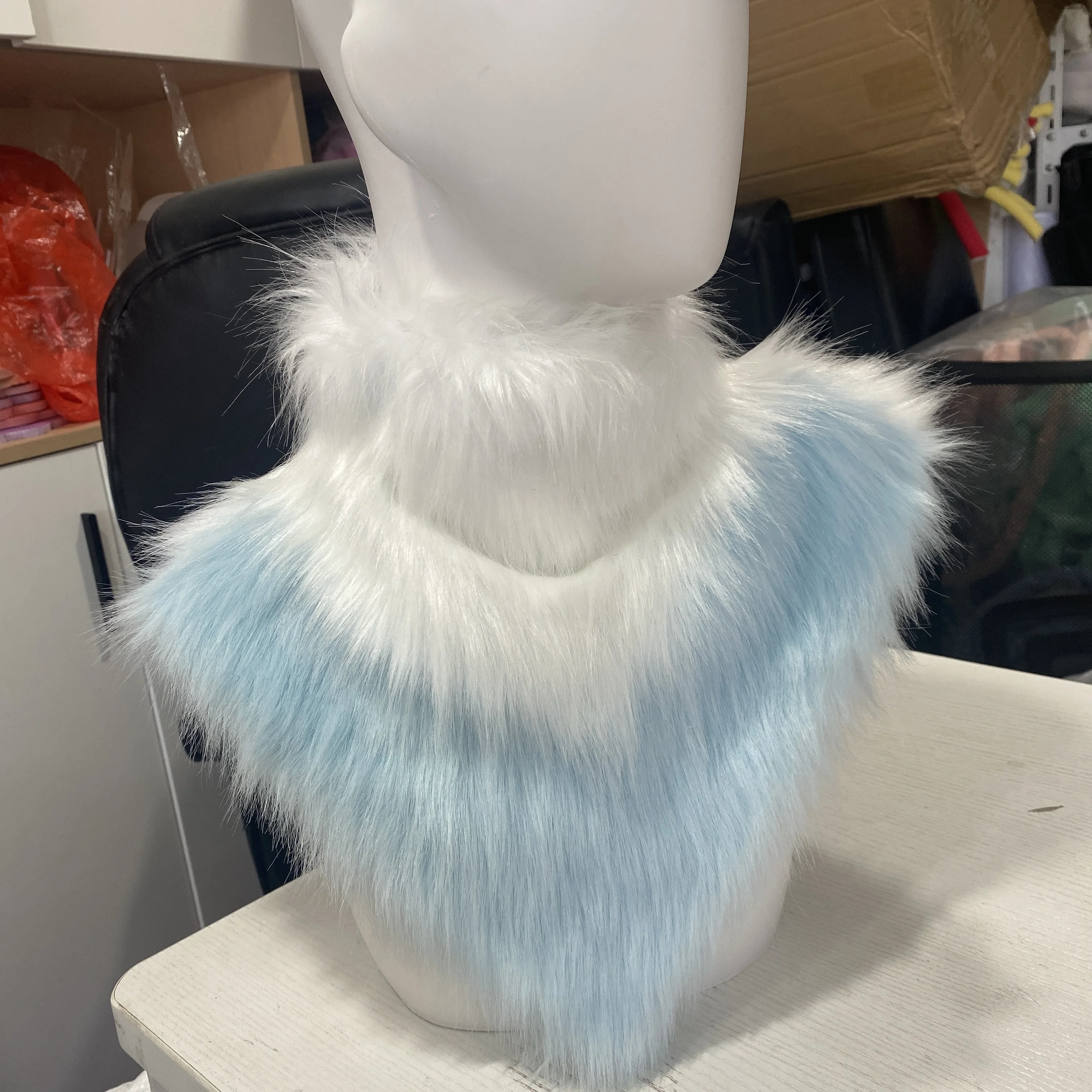 Fursuit Kigurumi Headsets Accessories Fur Collar Scarf Furry Cosplay Costume Furry Suit Cartoon Comic Show Anime Peripheral