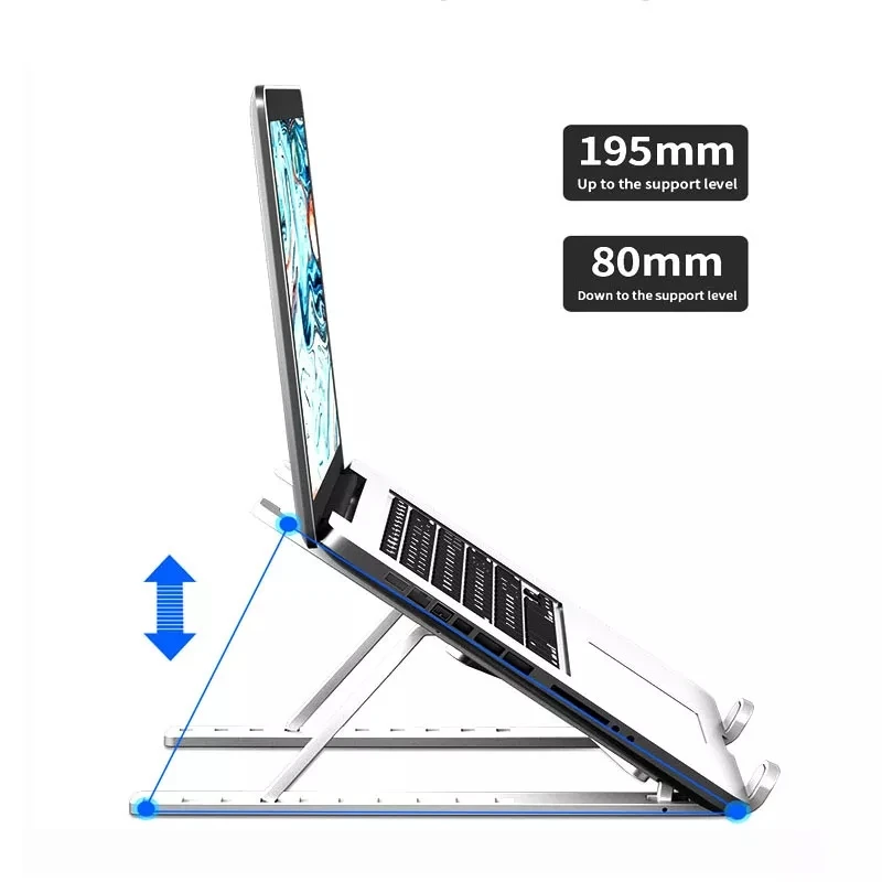 Portable and Adjustable Laptop Stand For Apple and PC LET's GO