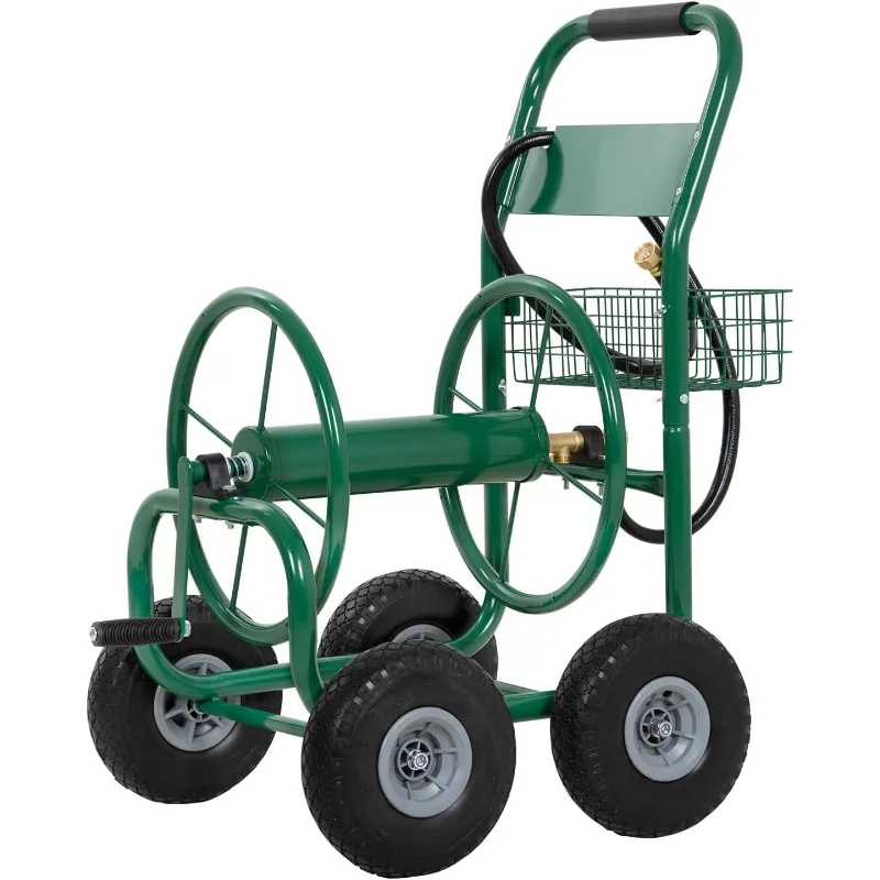 HC-HT300-Green Reel Cart Tools Outdoor Yard Water Truck Heavy DutyWater Planting