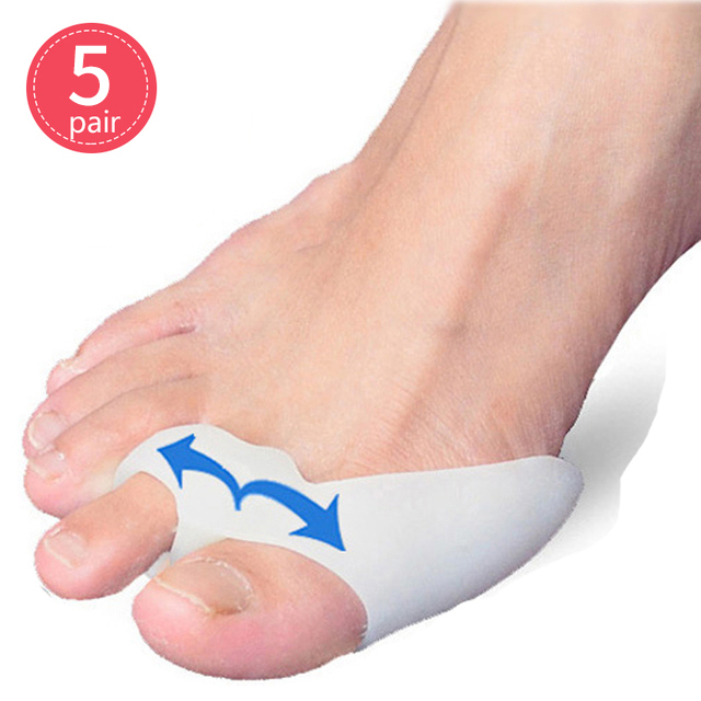 Big Bone Thumb Bunion Corrector Hallux Valgus Foot Straightener Silicone Gel Finger Toe Separators Orthopedic Foot Tools