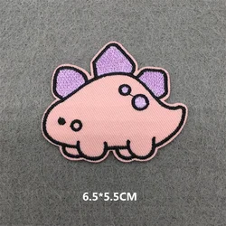 Vibrant Pink Punk Cartoon Embroidered Iron - on Patches (Antique Copper)