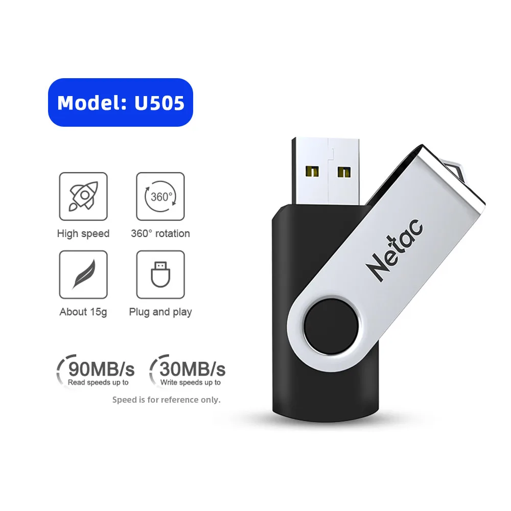 128GB USB 3.0 Stick Memory Stick Rotate Metal Design, High Speed USB Memory  Stick with LED Light, External Data Storage Drive Compatible with