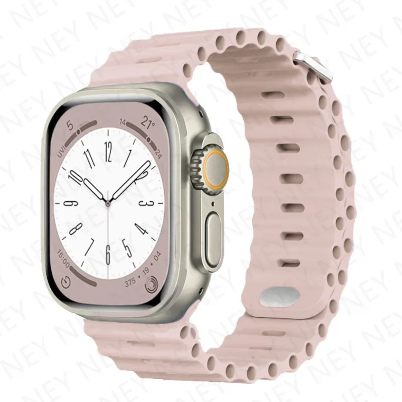 Ocean Silicone Strap for Apple Watch - Durable and Stylish Wristband