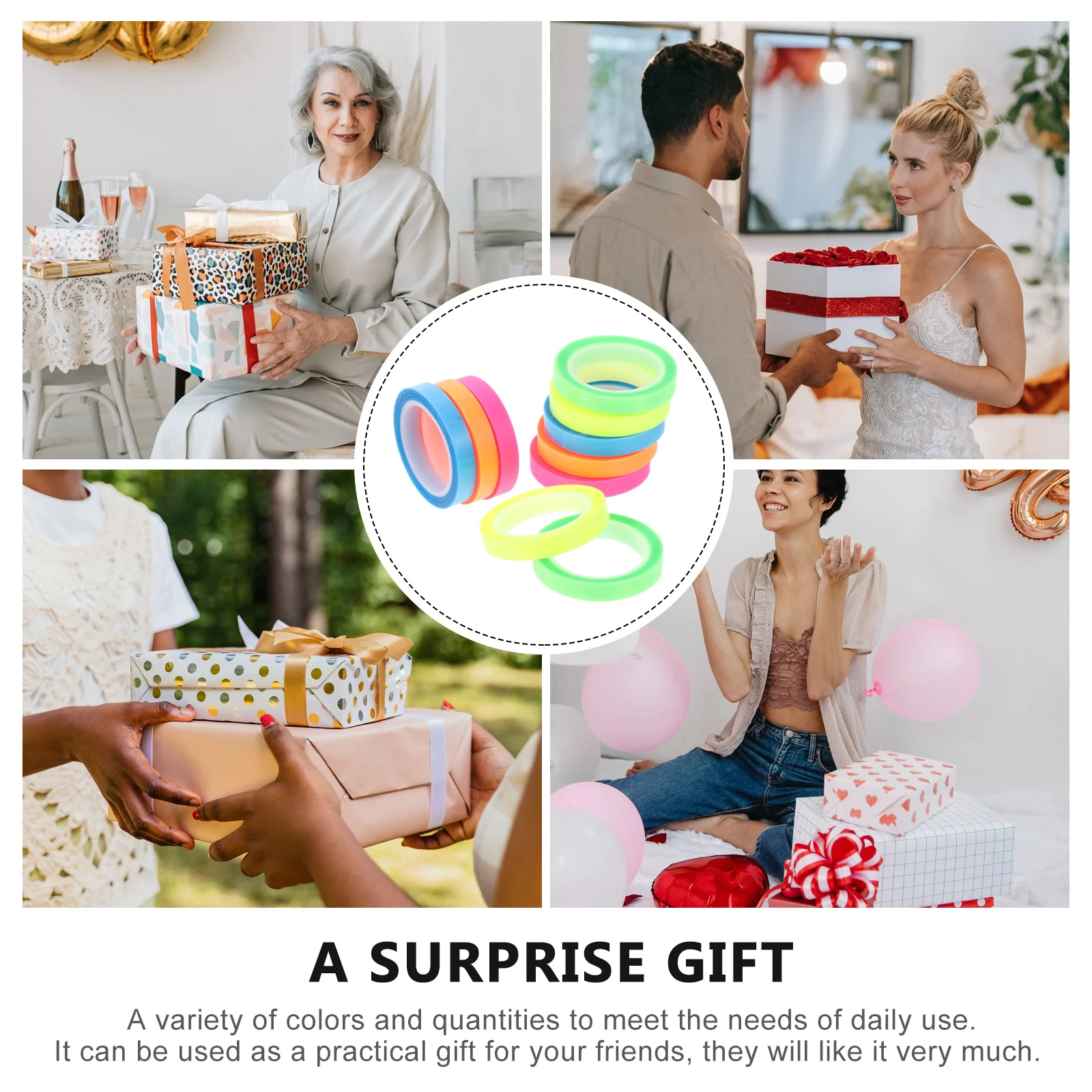 투명 하이라이터 테이프, 전문 접착 독서 테이프, 독서 마킹 스티커, 형광 컬러 태그