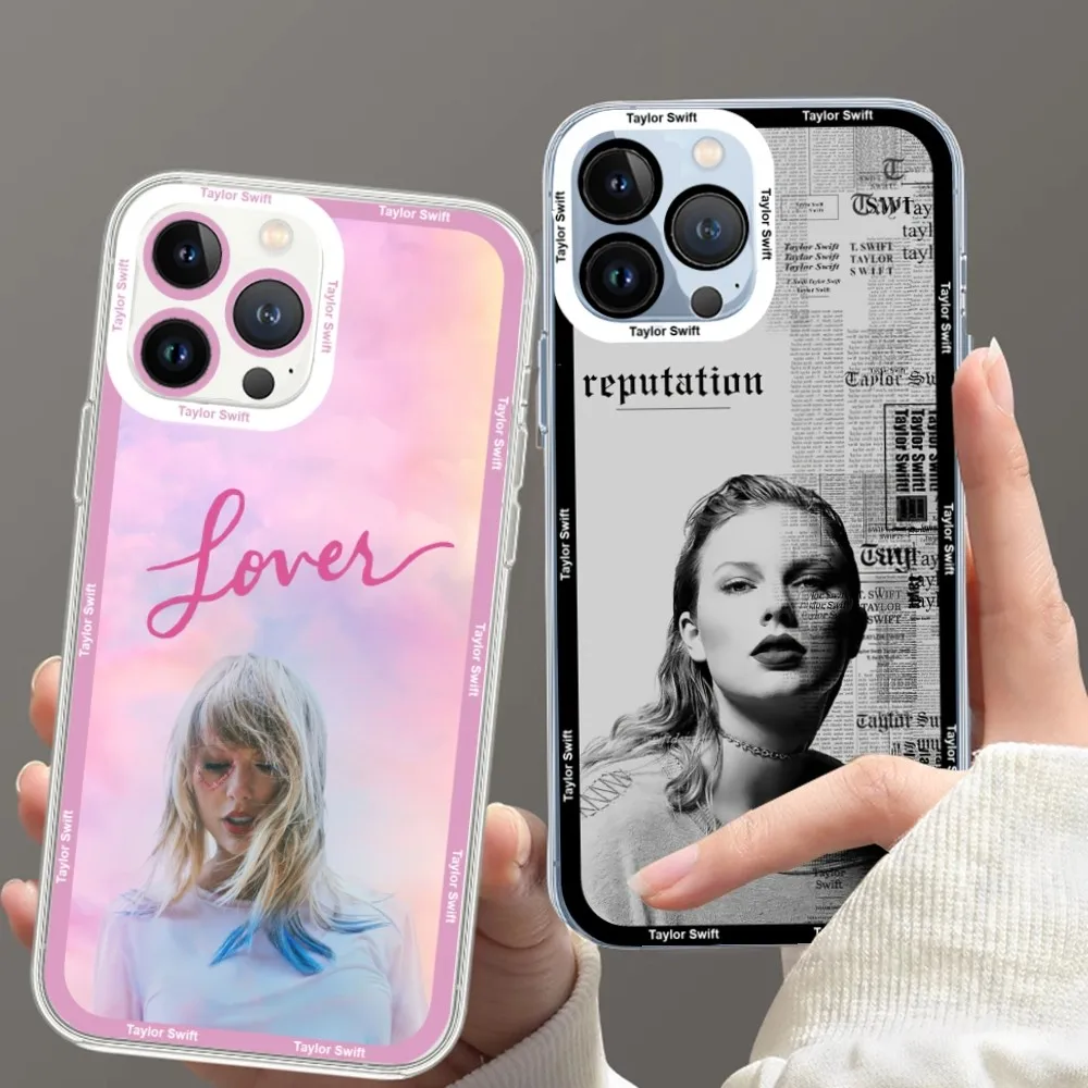 T-Taylors-Swifts M-Midnights Custodia Per Telefono Per Samsung S20 S21 S22 S23 Ultra Plus S10 Custodia Trasparente Per Bordi
