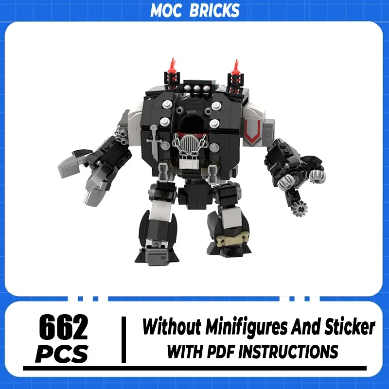 

Конструктор Moc, военная модель молотка, боевой корабль, технология Mecha, блоки, подарки, игрушки для «сделай сам», наборы механических солдат, сборка
