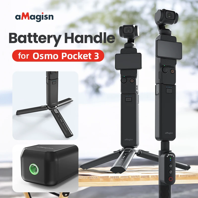 DJI OSMO Pocket3 純正 Battery Handle + 三脚 DJI OSMO Pocket3 純正 Battery Handle + 三脚 Buy Osmo Pocket