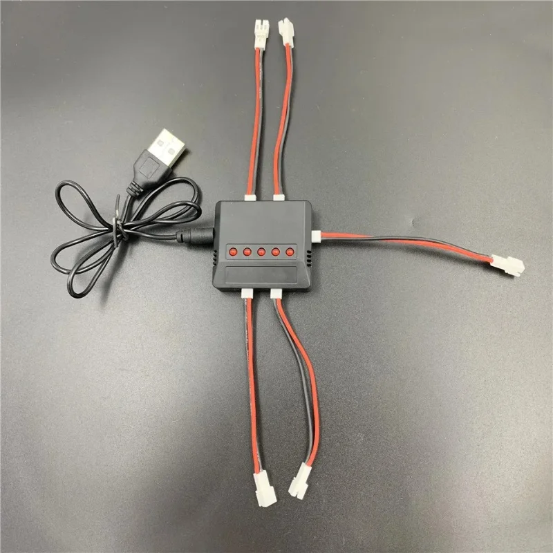 Câbles PH2.0 et PH2.54 du chargeur USB Syma 3.7V 5 en 1 pour drones RC