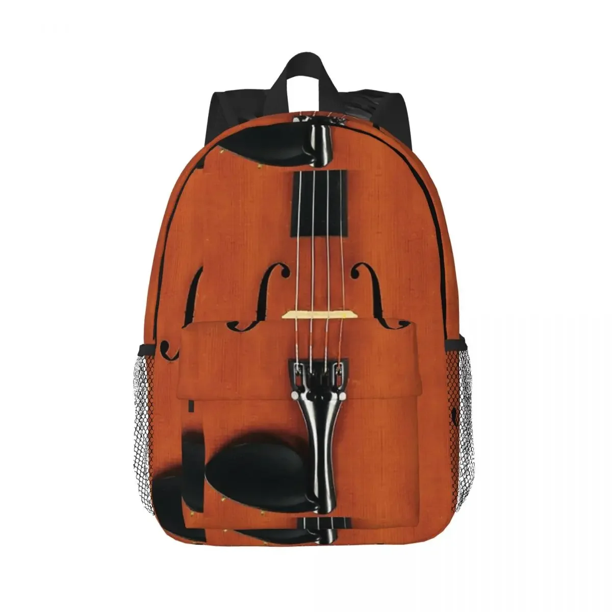 

Violin Vintage Backpacks Boys Girls Bookbag Casual Students School Bags Laptop Rucksack Shoulder Bag Large Capacity