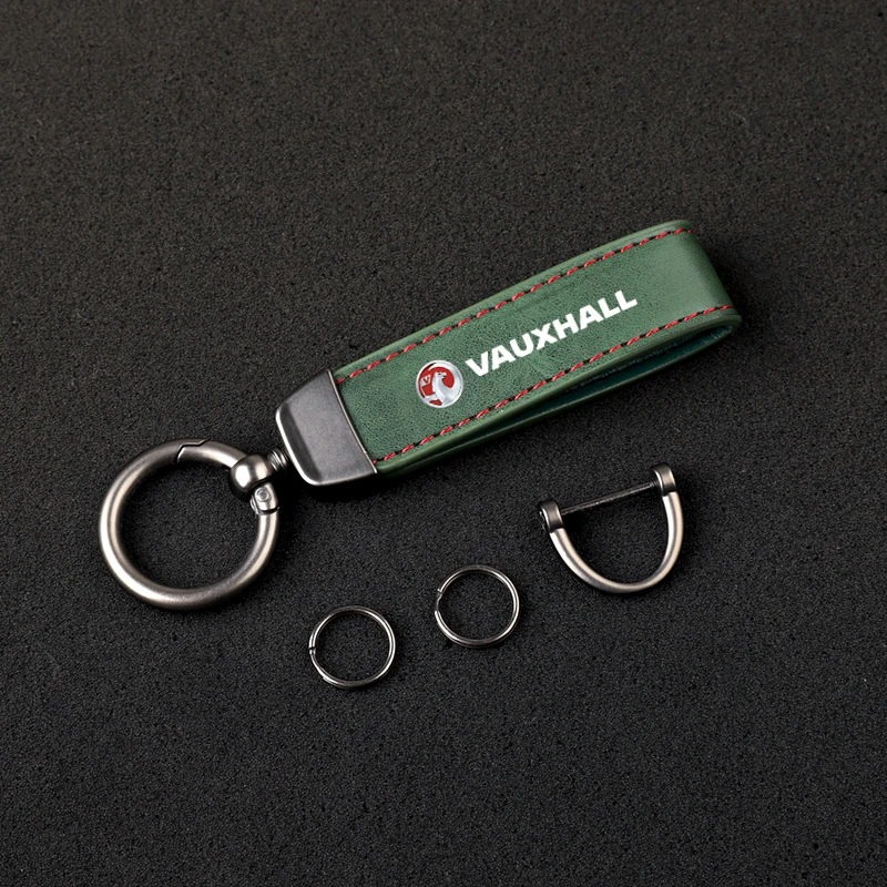Luxury Leather Lanyard Keychain Car Key Ring Jewelry Accessory