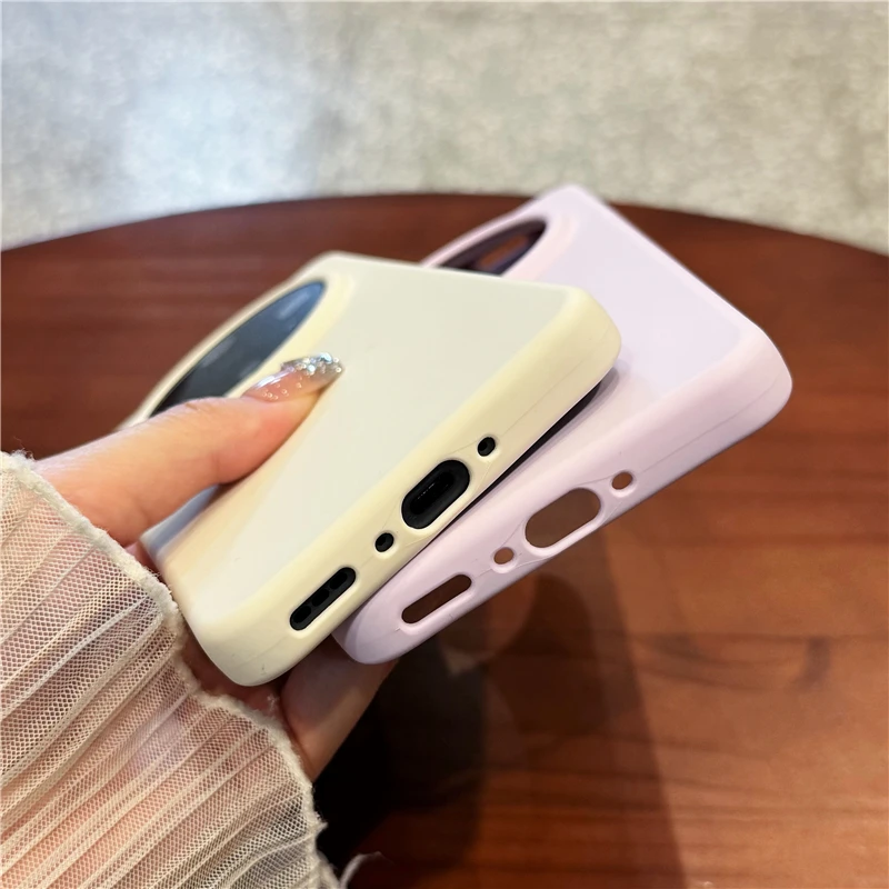 Soft Premium Liquid Silicone Protective Case with Flocked Interior