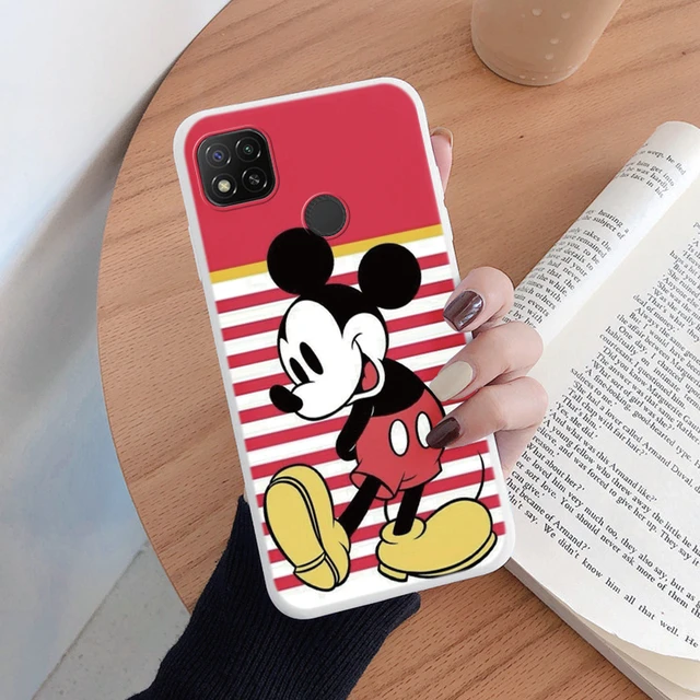 ミキミニ(*^^*) Xiaomi用ピンクミッキーとミニーマウスのケース,9c nfc携帯電話