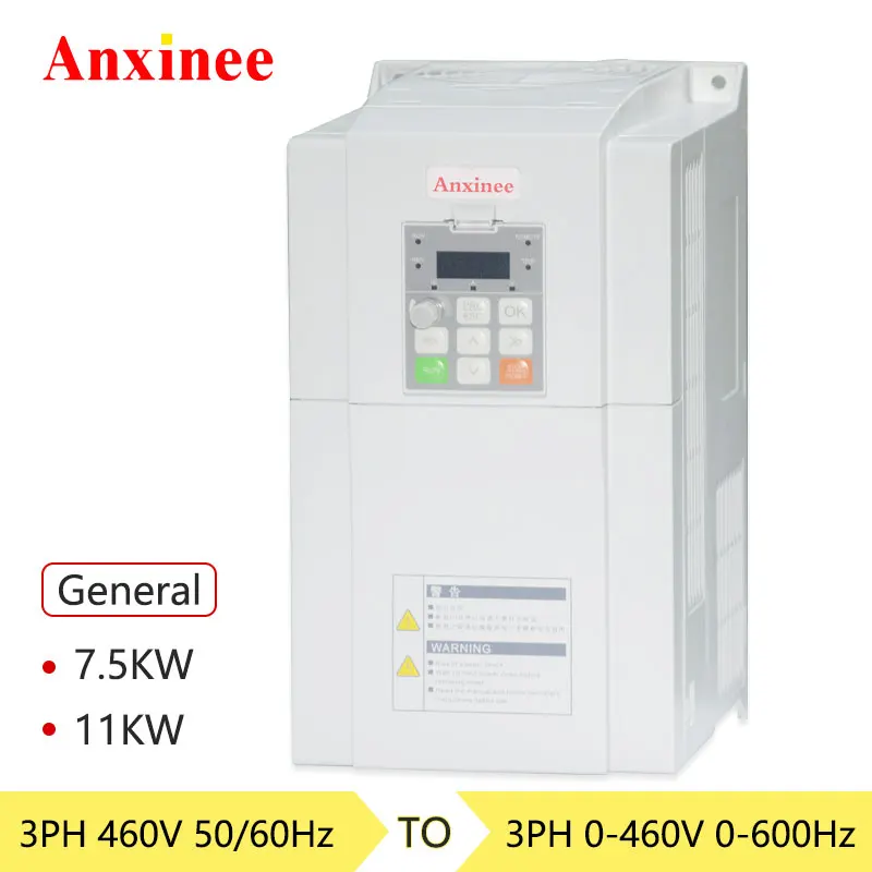 Regolatore Motore Trifase Di Controllo Vettoriale Della Macchina Modulare Anxinee 7.5/11 Kw 460V Vfd Trifase