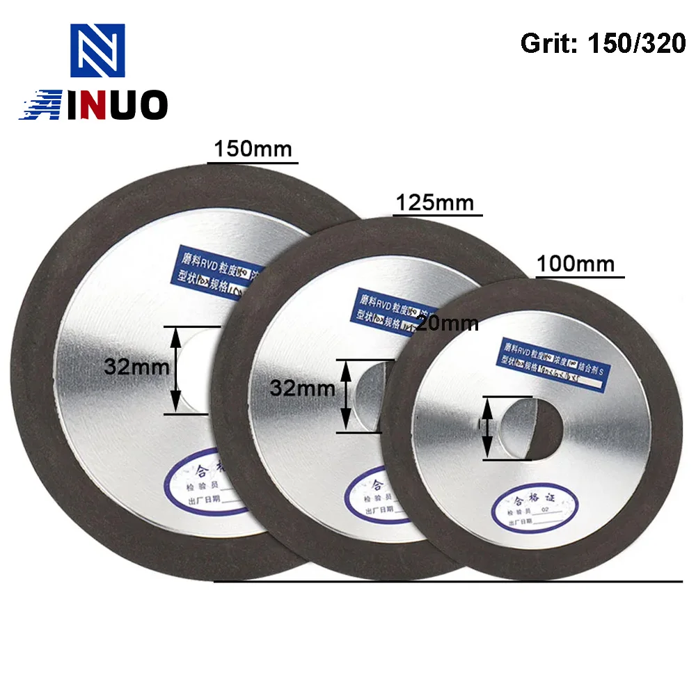 100mm 125mm 150mm Diamond Black Sand Grinding Wheel Resin Bond Tungsten Steel Milling Cutter Tool Sharpener Grinder abrasive wheel,grinding wheel