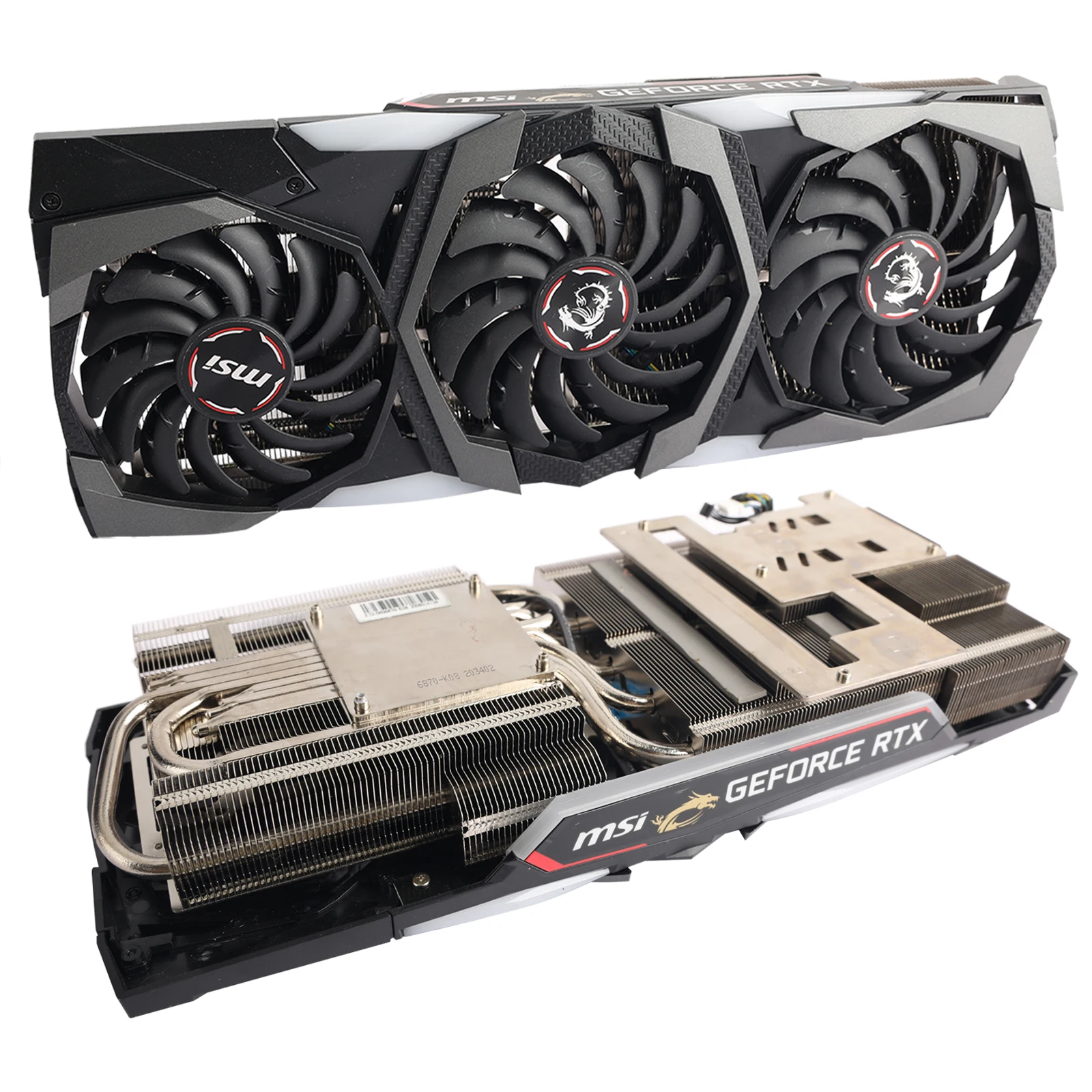 For MSI RTX 2070 S Video Card Heatsink 85MM PLD09210S12HH 95MM