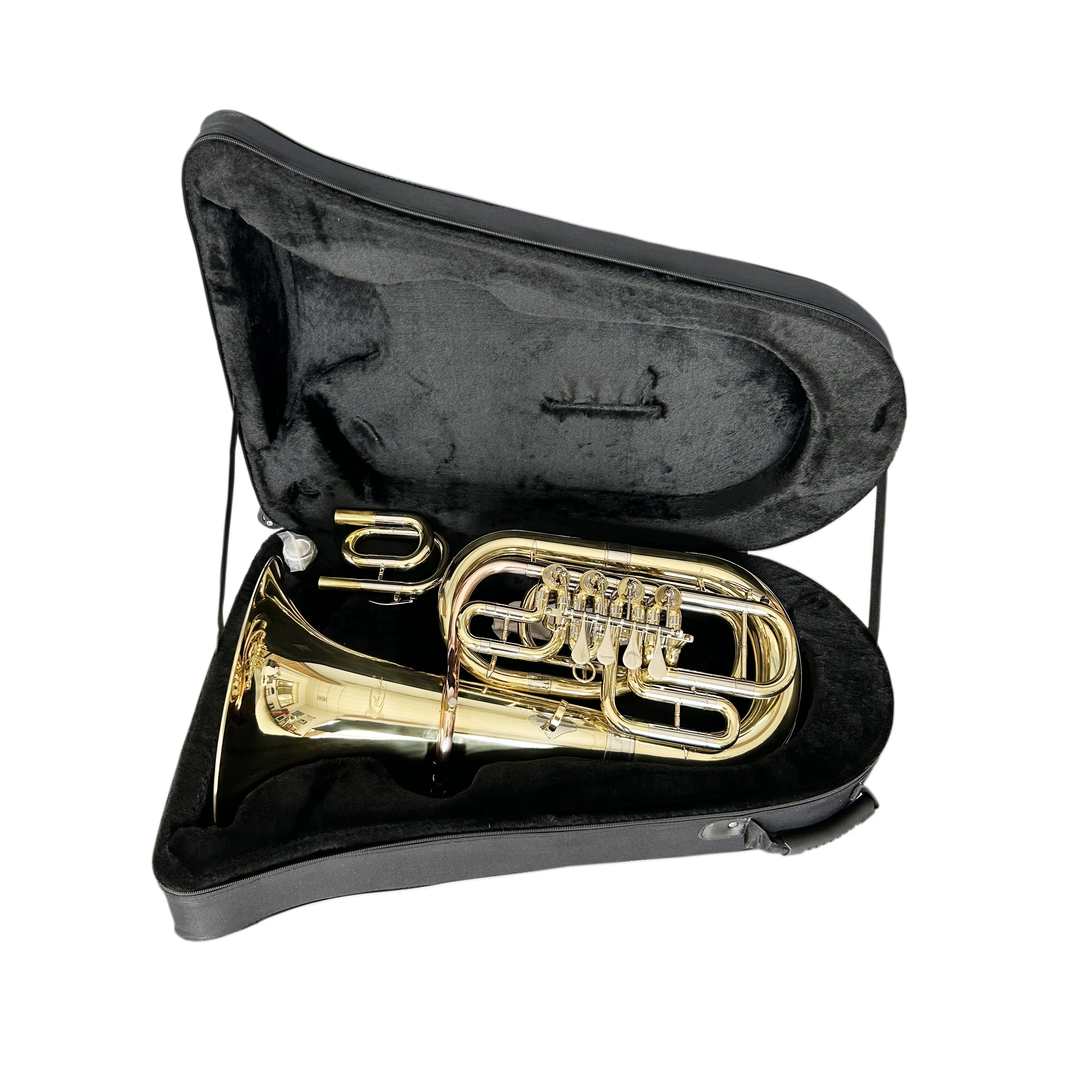 SEAOUSND C/Bb Key Gold 4 Rotary Euphonium JYEP740