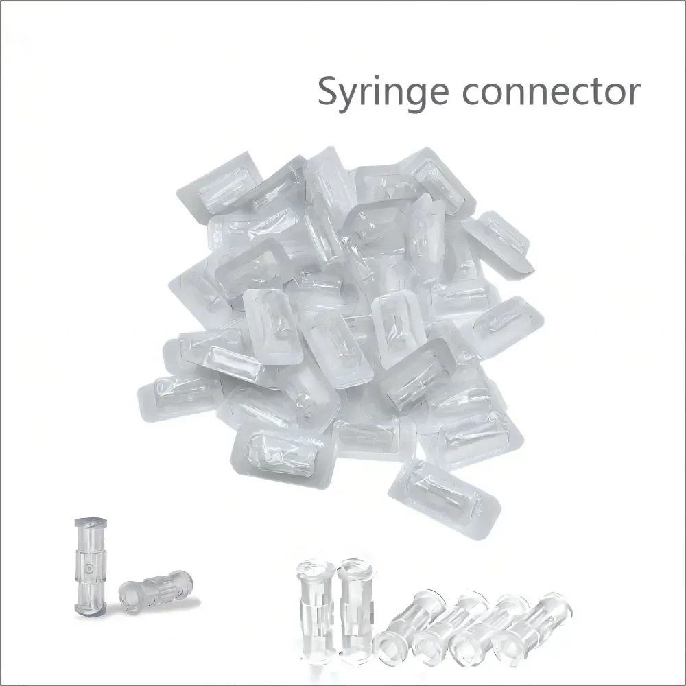 Medical Sterile Double Helix Sterile Adapter Female to Female Coupler PP Drug Guide Device Double Thread Syringe Coupler