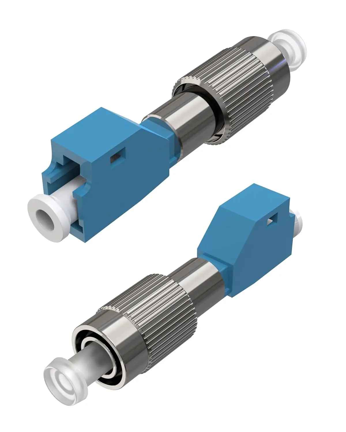 VANDESAIL FC to LC Adapter, Simplex FC Male to LC Female Connector Hybrid 9/125µm Fiber Optic Converter Adapter Singlemode