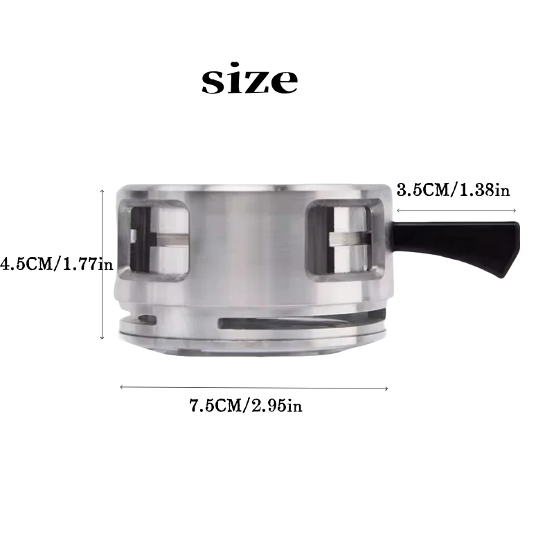 우리는 Sheesha Narguile Shisha 파이프 액세서리를위한 아랍 금속 물 담뱃대 숯 홀더 키트 분리형 탄소 Chicha 연기 그릇을 퍼프