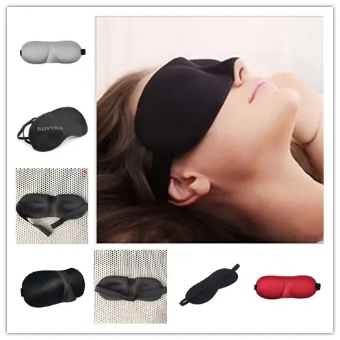 1Pc 3D Sleep Mask Natural Sleeping Eye Mask Eyeshade Cover Shade Eye Patch Donna Uomo Soft Portable Blindfold Travel Eyepatch