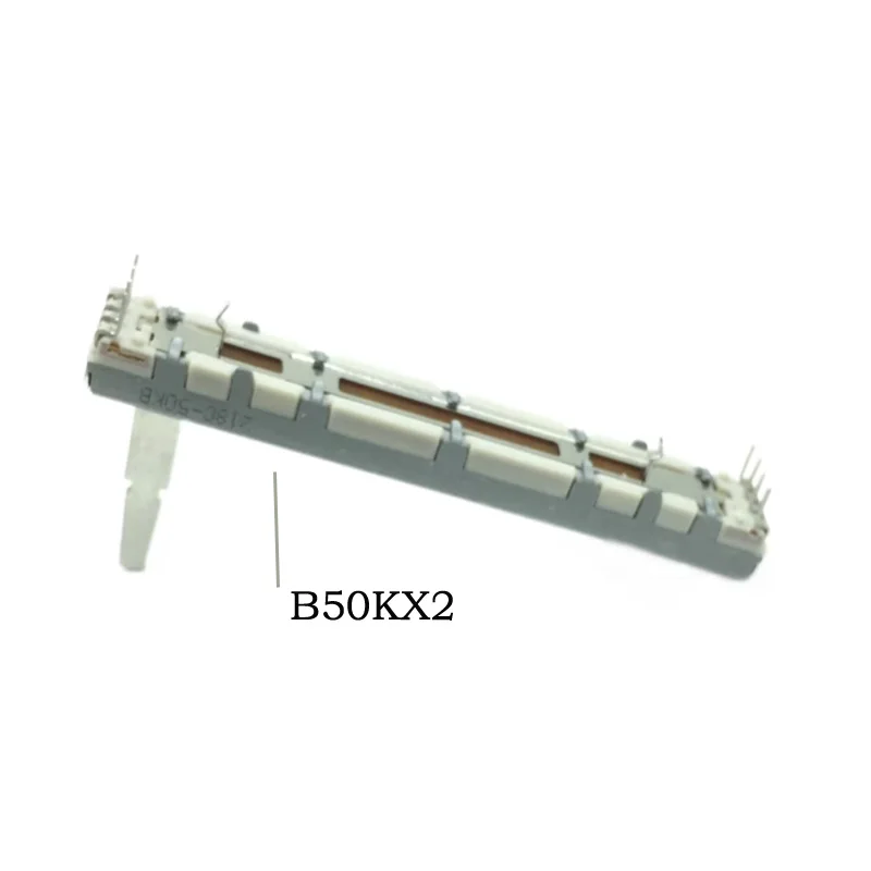 1pcs Original Travel RS60 Series Straight slip potentiometer DCV1011 50KBX2 8pins handle height 20mm CMX-3000 CMX-5000