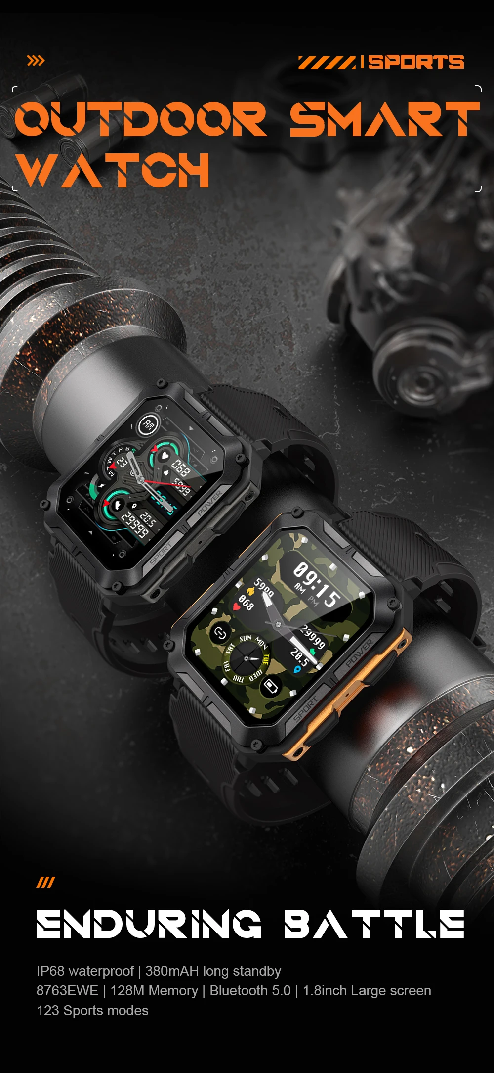 SolidWatch™ - o smartwatch indestrutível 1
