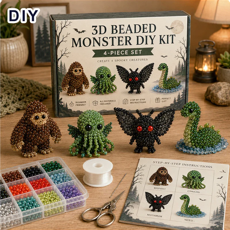 Deluxe 3D Animal Beading Craft Kit