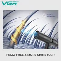 VGR seche cheveux professionnel seche cheveux ionique seche cheveau Sèche-cheveux sans lame Professionnel Séchage rapide 110 000 tr/min Puissant Sèche-cheveux Courant continu sans balai Sèche-cheveux pour salon V-401 4