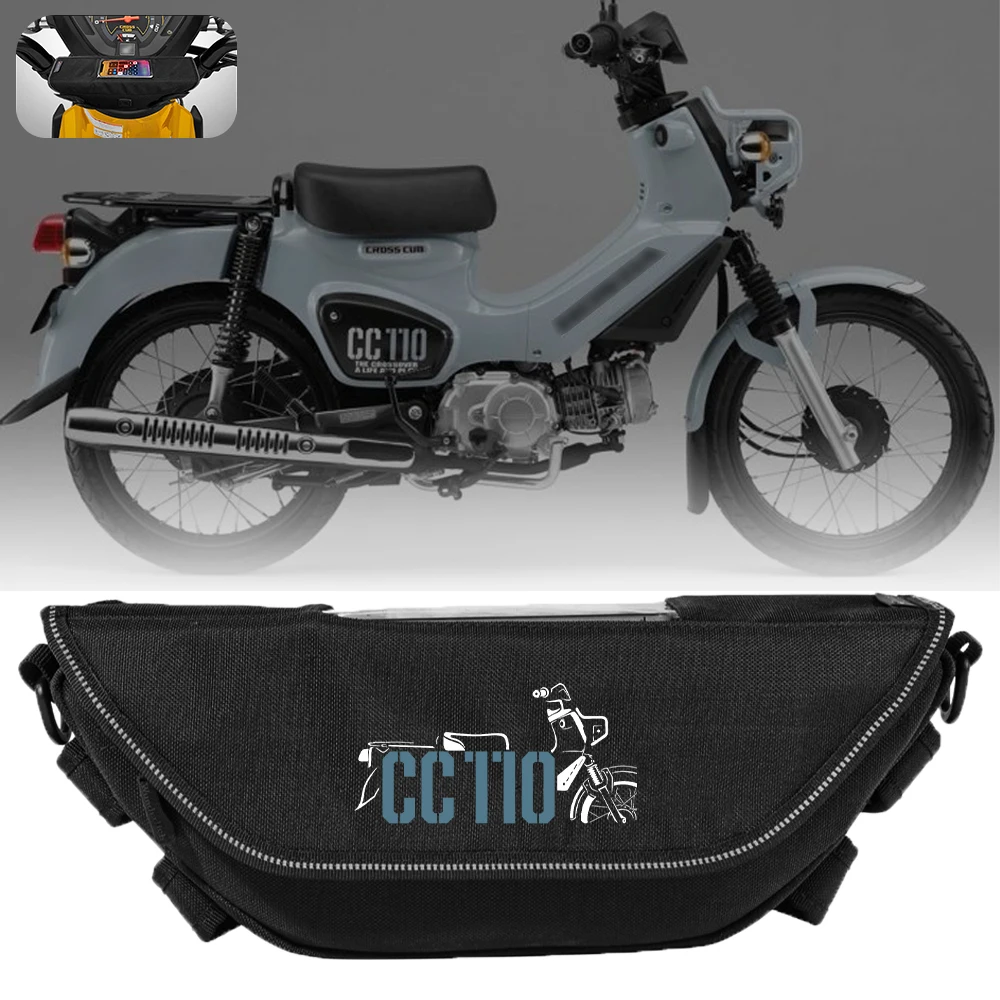Motorcycle accessory  For HONDA CC110 cc 110  Waterproof And Dustproof Handlebar Storage Bag  navigation bag