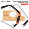 LUXIANZI Professional Hand Saw Bow U-shape Frame Sawbow for Woodworking Craft Jewelry  DIY Hand Tools Adjustable Coping Jig Saw 1