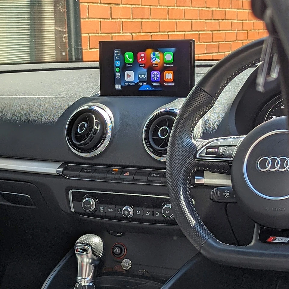 Modulo Auto Android Wireless Apple Carplay Per Audi A3 8V Car Play Fotocamera Posteriore Mirror-Link Iphone14 Ios16 Oem Screen Cast