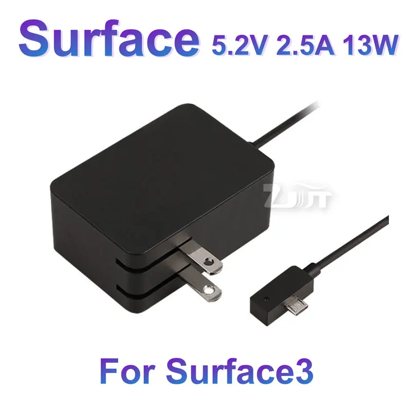Power Adapter 5.2V 2.5A 13W For Microsoft Surface3 AC Laptop Android mouth 1624 1645 Charger