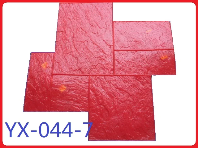Embossed Floor Mold Stamping Material PU Concrete art color DIY printing ground can be cement mould MYFS