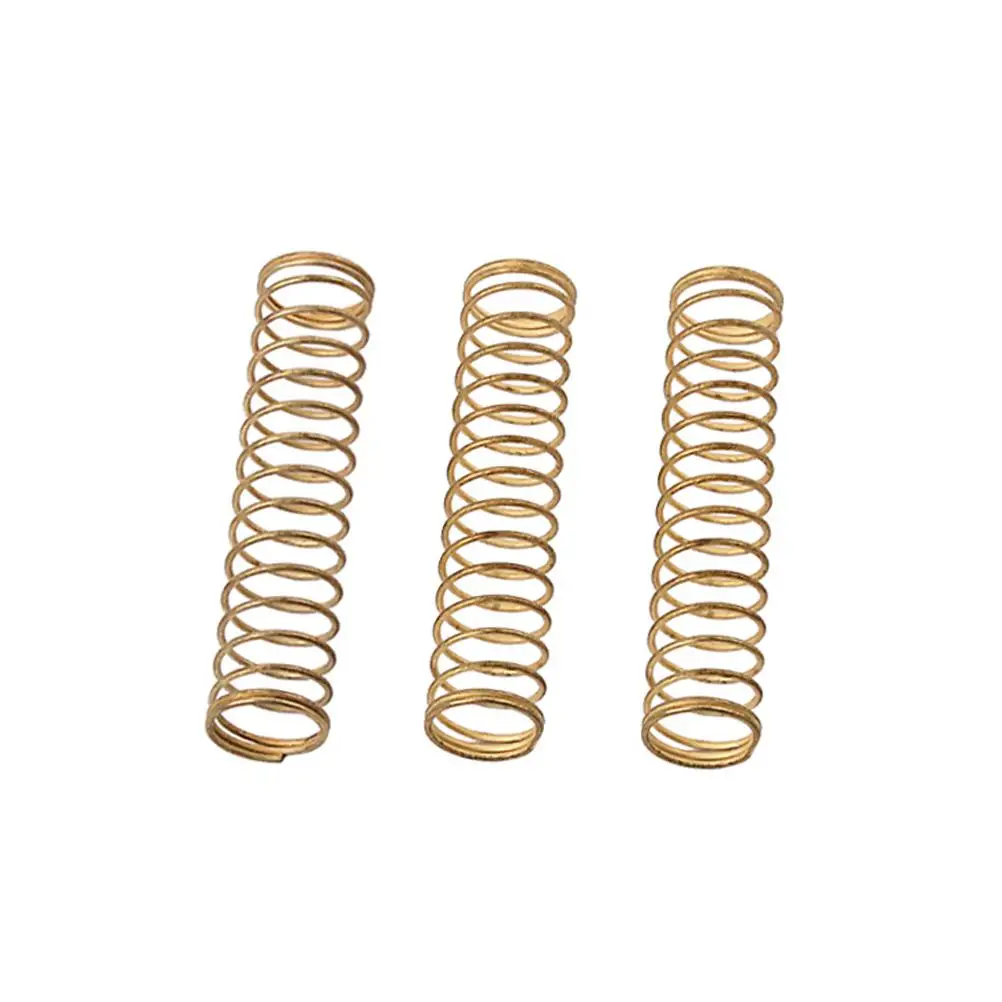 3 Pcs Long Spring Trumpet Repairing Parts Brass Spring For Woodwind Instrument Parts Musical Instruments Accessories Trumpet Set