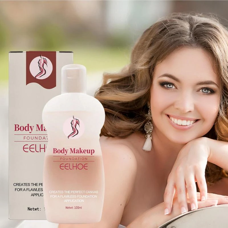 Body Makeup Foundation Water Proof Long Lasting Leg Body Scars Stretch Marks Cover Up 100ml Body