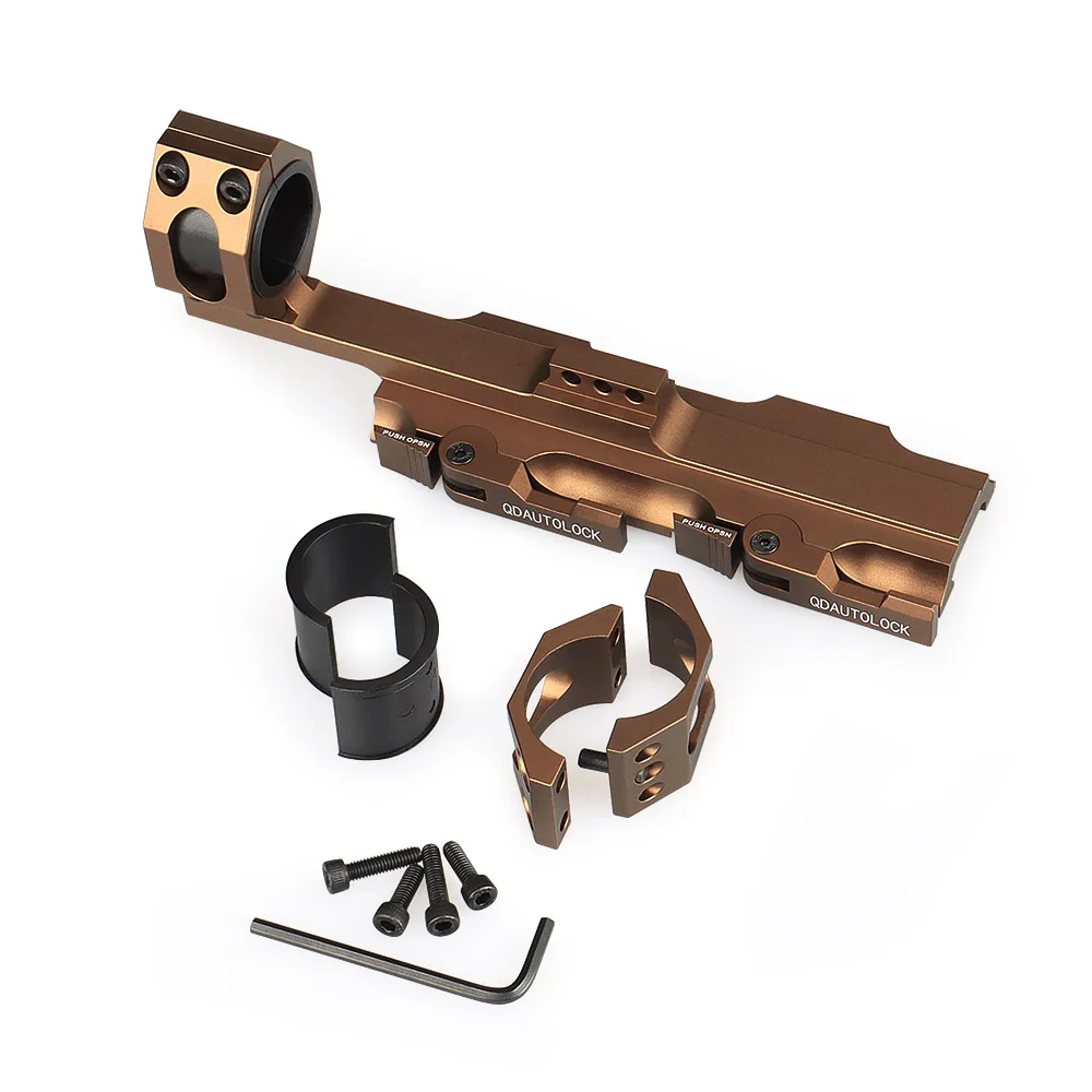 PPT tactical airsoft accessories 25.4mm 30mm QD riflescope mounts double ring scope mount GZ24-0133