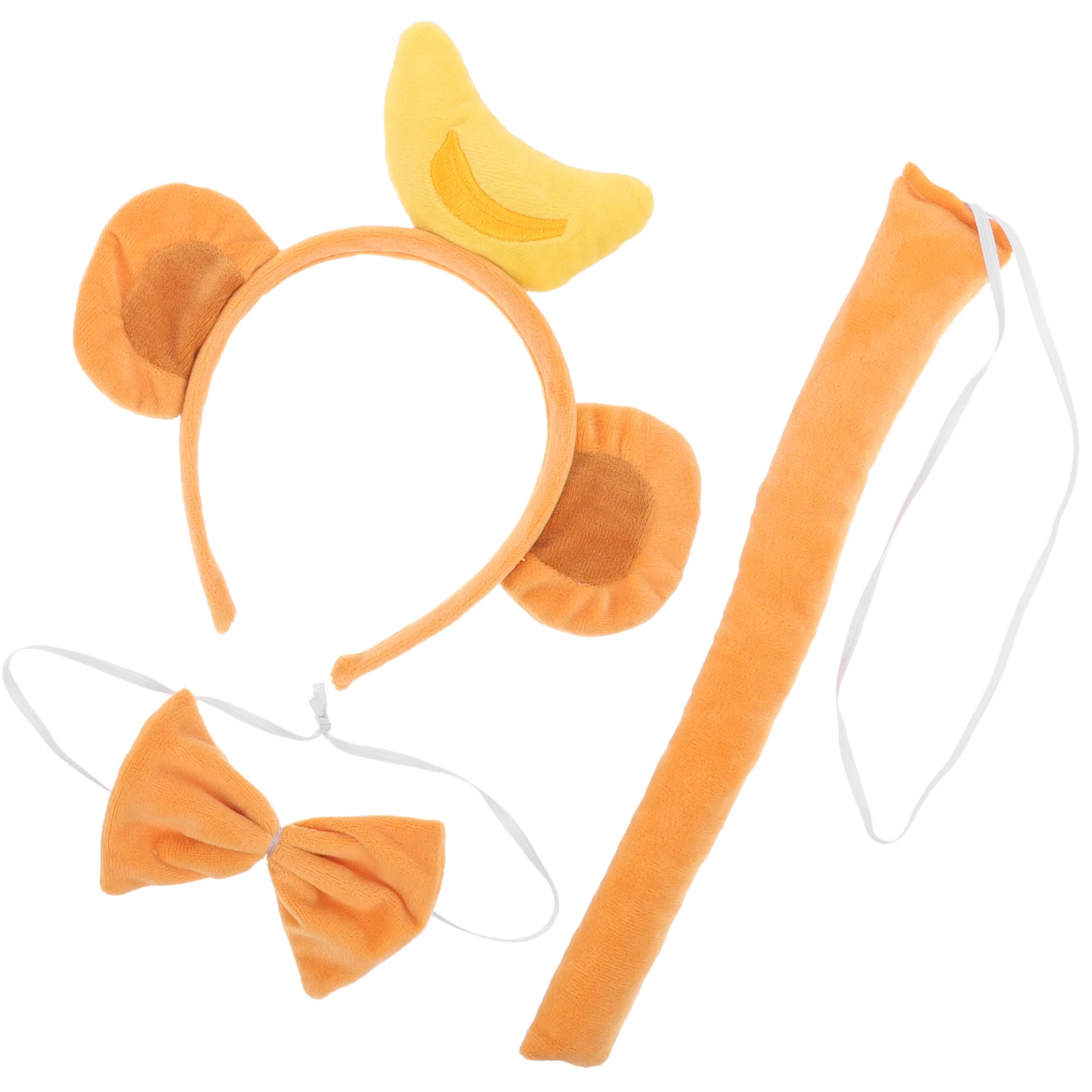 

Banana Monkey Headband Ears for Party Cute Cosplay Costume Clothing Halloween Tail Child