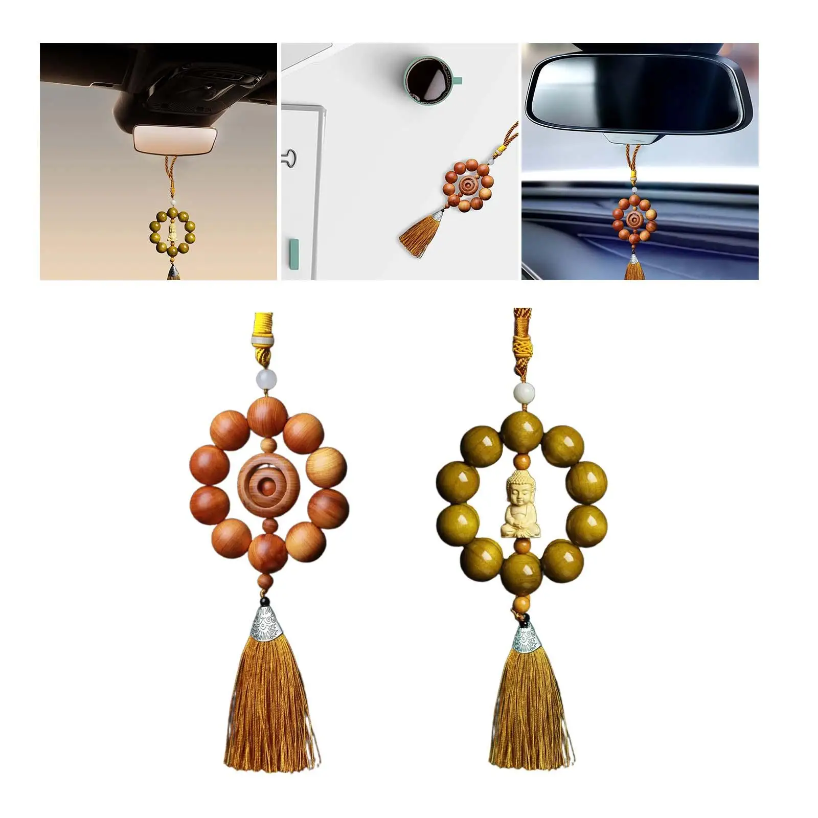 

Auto Rearview Mirror Pendant Car Hanging Pendant Decor for Home Patios