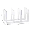2 Pieces Luxury Bag Storage Rack, Ladies Handbag Display Racks, Wardrobe Divider Transparent Acrylic Purse Bookshelf, Organizer 5
