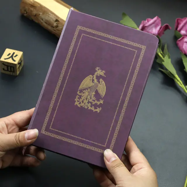 Retro creative student diary book Dunhuang illustration notebook full-color page hand ledger notepad notebook planner  journal C-112 pages