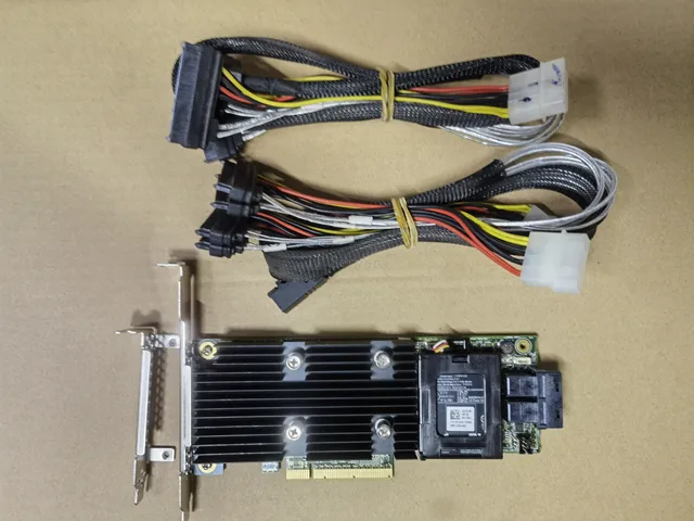 Адаптер H730P PERC, 12 МБ, 2 Гб, контроллер PCI-E 3,0, raid-карта с кабелями 4